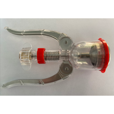 Disposable foreskin cutting stapler