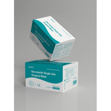 clean workshop EN14683 Type 2 medical surgical 3 ply disposable mask
