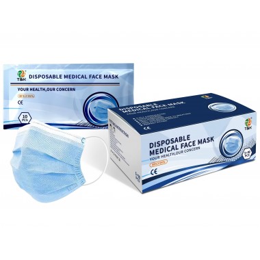 TNK-KZ Disposable Medical Face Mask meets EN 14683-2019 Type I
