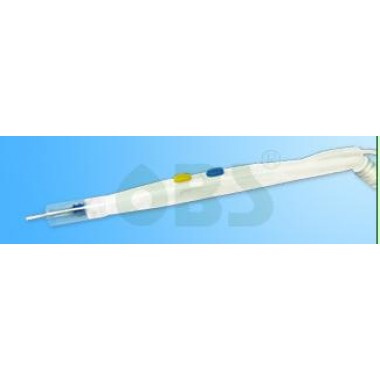Electrosurgical Pencil  (Disposable button control) Smoke evacuation