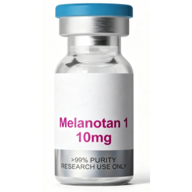 Lyophilized Melanotan I 10mg Research Peptide Melanin Synthesis Skin Pigmentation UV Protection Lab Compound Powder