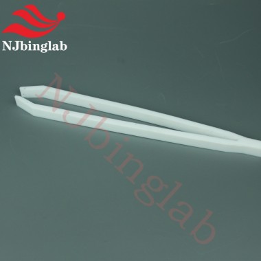 Njbinglab 200mm PTFE Fine Tweezers, Customized According to Semiconductor Experimental Requirements