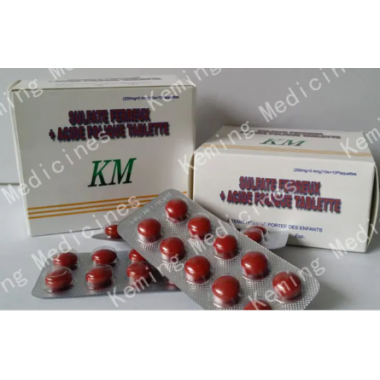 Ferrous Sulfate +Acide Folique Tablets