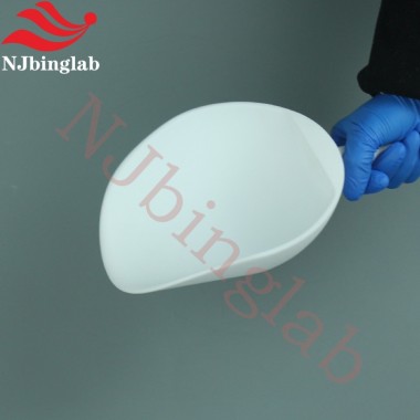 Laboratory PTFE Round Shovel with Short Handle, Dispensing of Reactants, Prevent Contamination