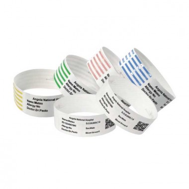 Medical Label Wristband Hospital Printable ID Wristband Thermal Printing High Quality