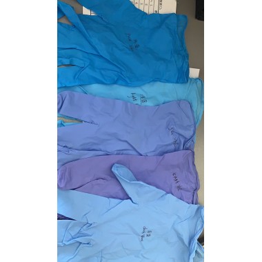 Colorful nitrile heavy duty gloves