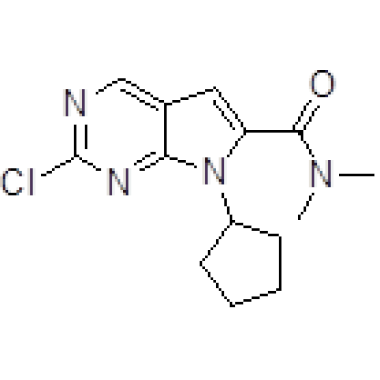 7H-Pyrrolo[2,3-d]pyriMidine-6-carboxaMide, 2-chloro-7-cyclopentyl-N,N-diMethyl-