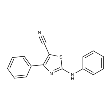 4-Phenyl-2-(phenylamino)thiazole-5-carbonitrile