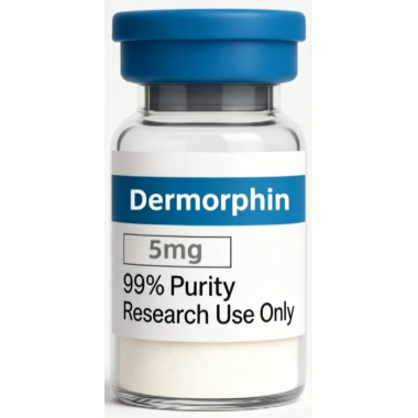 Lyophilized Research Peptide Dermorphin Opioid Receptor Lab Compound Pain Mechanism Research Dermorphin 5mg