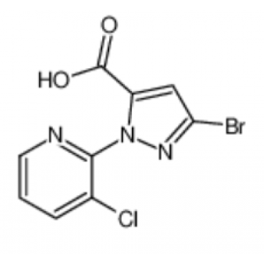 3-Bromo-1-(3-chloropyridin-2-yl)-1H-pyrazole-5-carboxylic acid