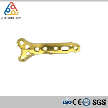 Proximal Radius Titanium Locking Plate (Surgical Orthopedic Implant)