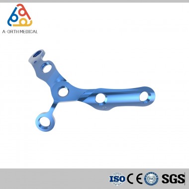 Cloverleaf Buttress Titanium Locking Plate-2L (Surgical Orthopedic Implant)