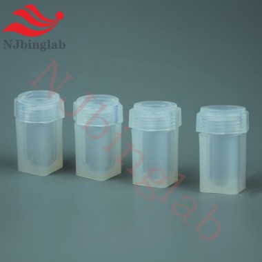 PFA Sample Vials with U-Shaped Interior 3ml Lab Utensils Heated by Hotplate