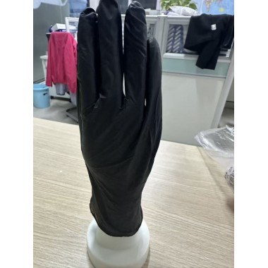 black nitrile gloves
