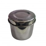 Stainless Steel Ointment Jar with Lid