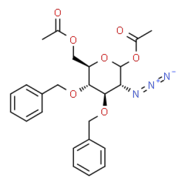 D-Glucopyranose, 2-azido-2-deoxy-3,4-bis-O-(phenylMethyl)-, 1,6-diacetate