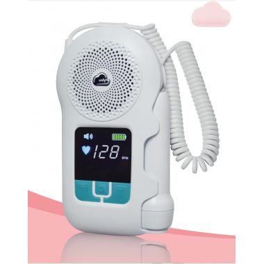 Ultrasonic Doppler fetal heart rate meter