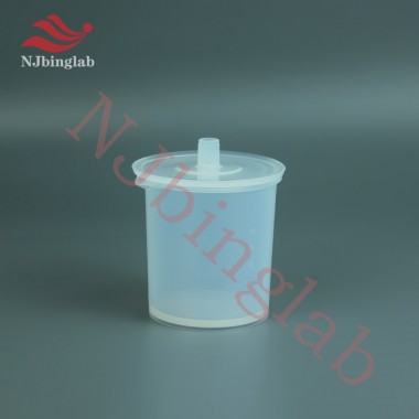 PFA 100ml Handle Ultrahigh Reagent Graduated Beaker Can Put on Hotplate