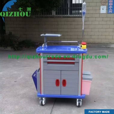 High-grade Medical ABS Emergency Vehicle Rescue Car Ward Nurse Trolley