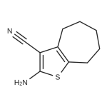2-Amino-5,6,7,8-tetrahydro-4H-cyclohepta[b]thiophene-3-carbonitrile