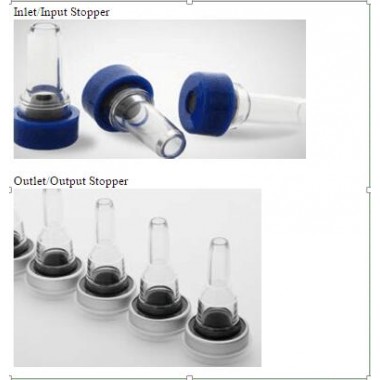 Inlet Input bromobutyl rubber stopper