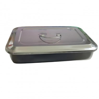 Stainless Steel Instrument Tray with Lid