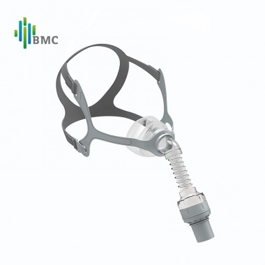 BMC N5AH Waterless Humidification Nasal Mask with Headgear and Head Pad S/M/L/XL Size Suitable for CPAP Travel Machine
