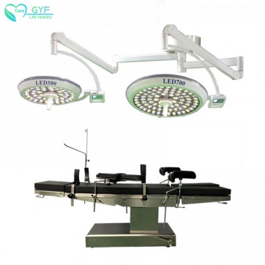 Double Dome Head Surgical Light Ceiling LED Operating Lamp for Hospital Room Equipment