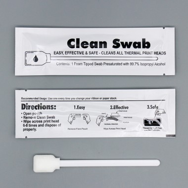 Presaturated 99% IPA Foam Tipped Clean Swab with Individually Packaged