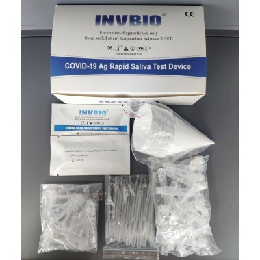 Passed Germany PEI BFARM sars cov 2 coronavirus antigen saliva test card