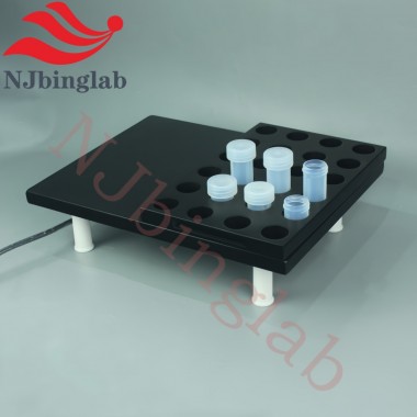 Graphite PFA Coated Anti-Corrosion Hotplate with Efficiently Heating Rack to Fix Vials