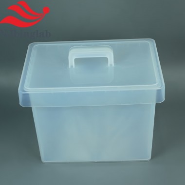 PFA Cleaning Tank 15L Strong Acid Resistant Integrated-Molding Labware Cleaning Container