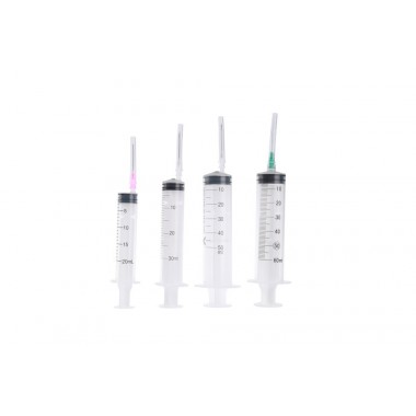 CE ISO Approved Sterile Luer Lock 1ml 2ml 3ml 5ml 10ml 20ml 50ml Highly Transparent Medical Grade PP Class Disposable Syringe