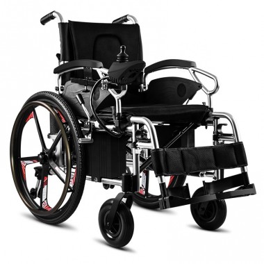 Medical Equipment Motorized Heavy Handicapped Mobility Power Electric Folding Wheelchair