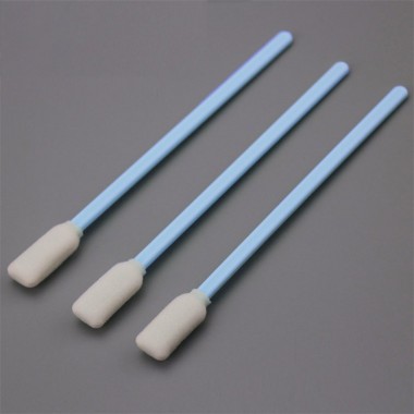 Disposable Medical Rectangular Head Foam Swab for Specimen Collection