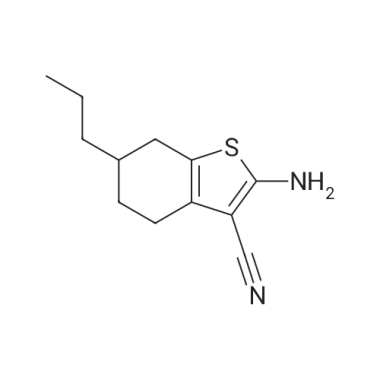 2-Amino-6-propyl-4,5,6,7-tetrahydrobenzo[b]thiophene-3-carbonitrile
