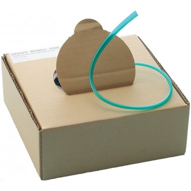 Medical Oxygen Tubing Bubble Type Crush Resistant PVC O2 Supply Hose with Universal Connector