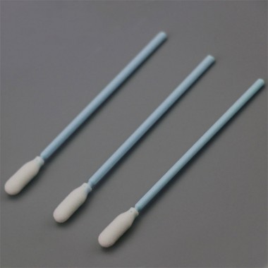 Round Head Cleaning Stick 100 PPi Open-cell Polyurethane Foam Medical Cleaning Swab