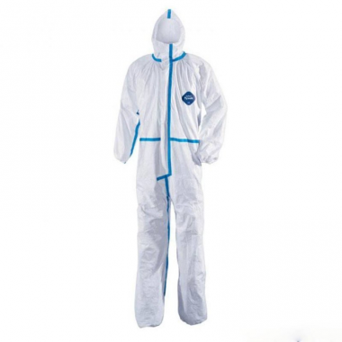 Disposable non-woven protective gown