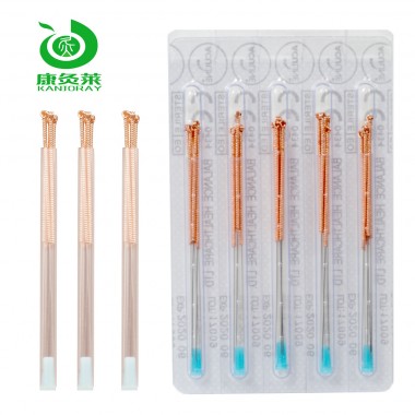 Traditional Chinese acupuncture needle  Copper handle  , single hand use