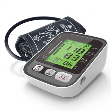 Z-256A Electronic Arm Blood Pressure Monitor Digital LCD Use for Hospital Home Medical Device With Three -color backlight