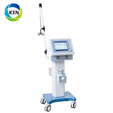 IN-900B China Best Medical Portable ICU Bipap Turbine Lung Ventilator