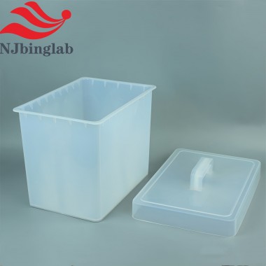 20L PFA Cleaning Tank Heated by Hotplate,  Pickling Tank for Semiconductor Wafer Cleaning