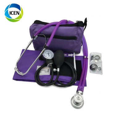 IN-G018 accurate stethoscope blood pressure monitor portable aneroid sphygmomanometer