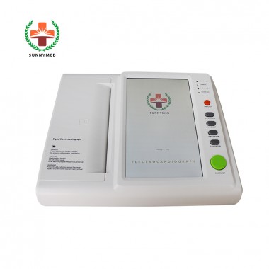 SY-H008 digital medical 12 channel electrocardiograph cheap ECG machine