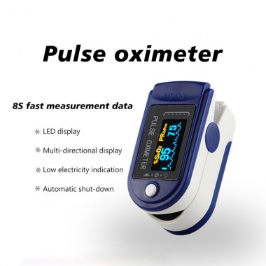 Portable C201F1 Finger Tip Pulse Oximeter OLED Display Heart Rate Monitor Blood Oxygen Saturation Monitor with Lanyard
