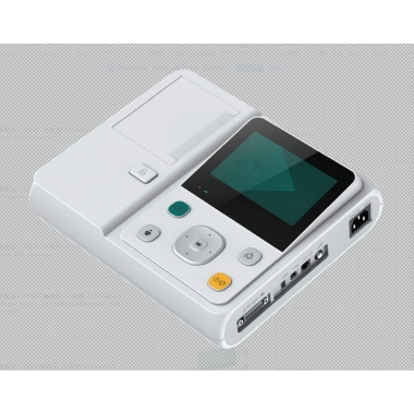 5-inch touchscreen ECG display