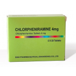 Chlorpheniramine Maleate Tablets 4mg Effective Antihistamine for Allergy Relief