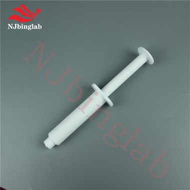 10ml Laboratory PTFE Syringe Chemical Resistant, Extraction of Corrosive Chemicals, High Precision