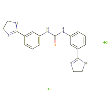 1,3-bis[3-(4,5-dihydro-1H-imidazol-2-yl)phenyl]urea dihydrochloride